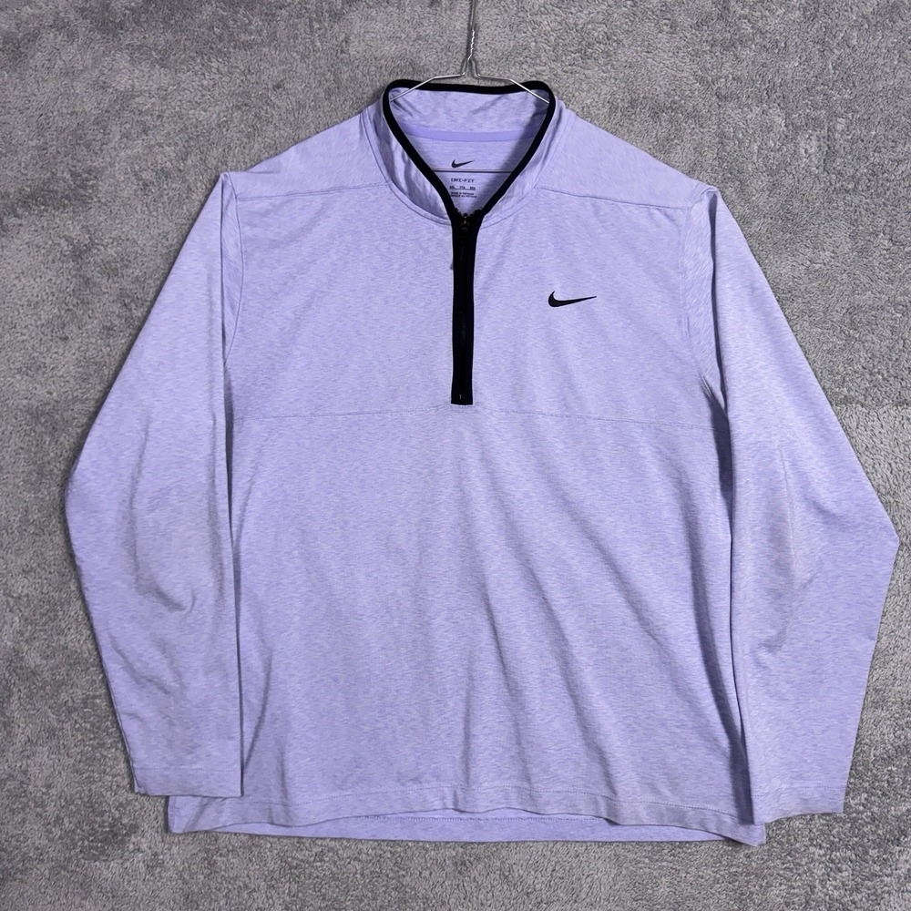 Nike Dri-FIT Victory Half-Zip Golf Top Pullover Heather Men's 2XL XXL DH1261-814